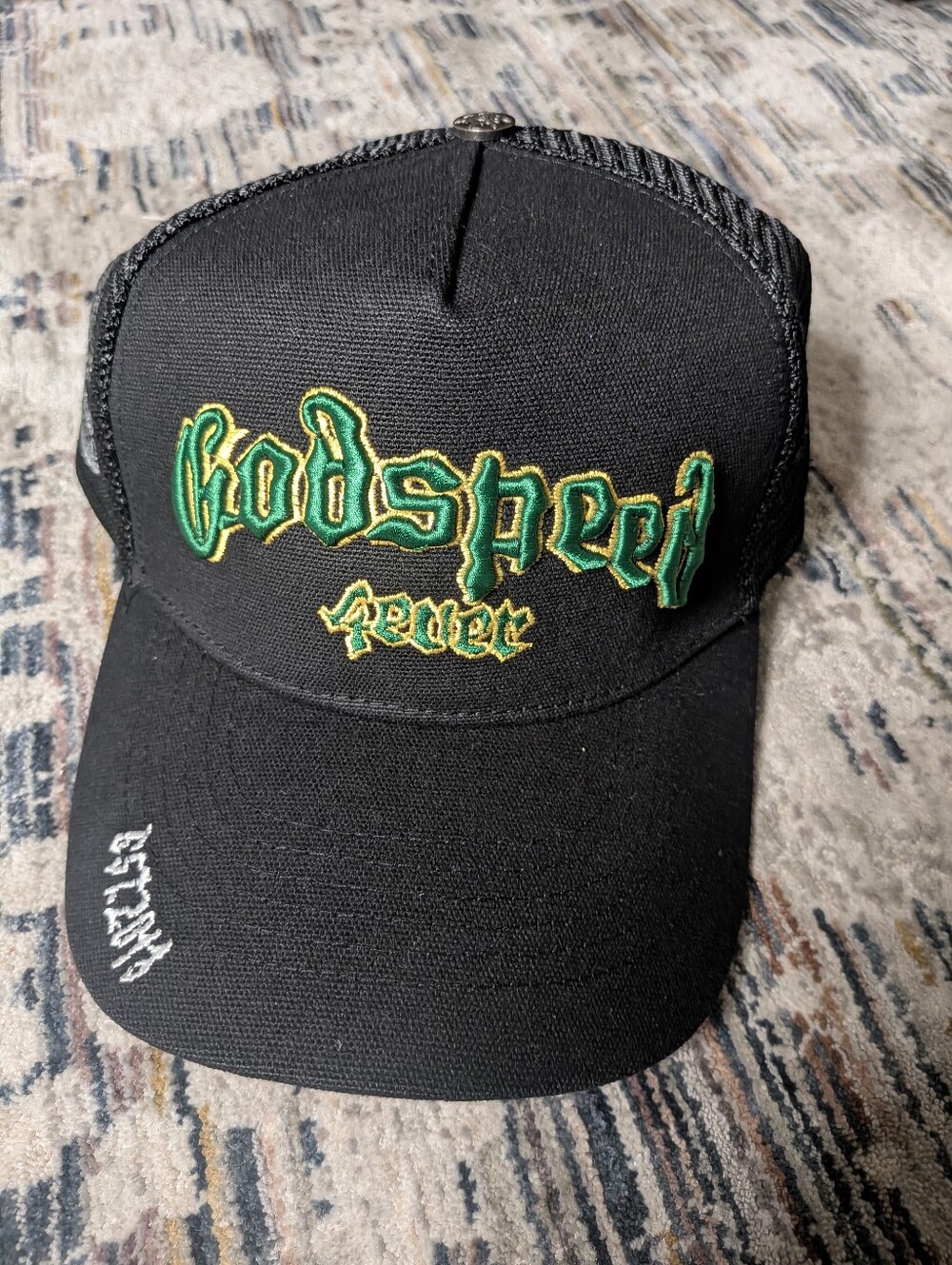 Godspeed GS Forever Trucker Hat Green Yellow SS26 NWOT